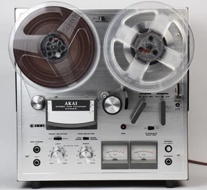 Grabadora estéreo AKAI 1722II, madera cara plateada, ¡FUNCIONA! - Imagen 1 de 18