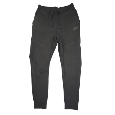 Nike Pantalones de Pista Hombres PEQUEÑOS Negros Tecnología Polar Ropa Activa Jogger Ropa Deportiva Talla S Foto 1 de 4