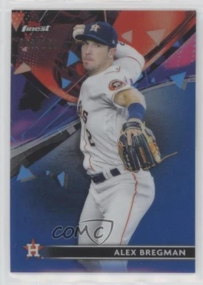 2021 Topps Finest Blue Refractor /150 Alex Bregman #83 - Image 1 of 2