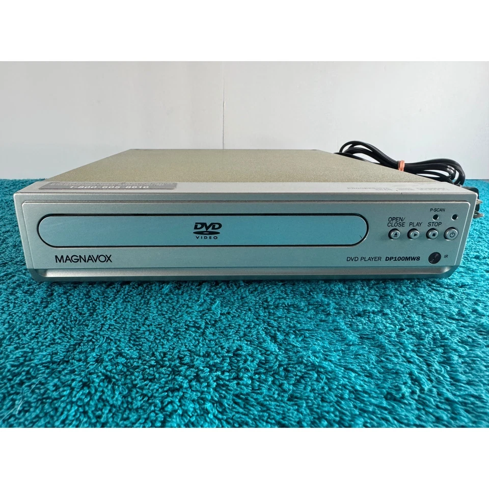 Reproductor de DVD de escaneo progresivo Magnavox DP100MW8 plateado - sin control remoto - envío gratuito Foto 1 de 4