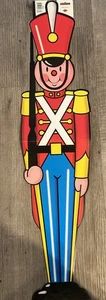 Vintage 1986 Toy Soldier 35.5" Tall Beistle Co. Christmas Wall Decoration - Picture 1 of 3
