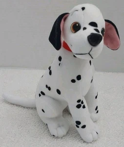 101 Dalmatiner Hund Stofftier weiß schwarz Plüsch rot Halsband Spielzeug Sammlerstücke  - Bild 1 von 8