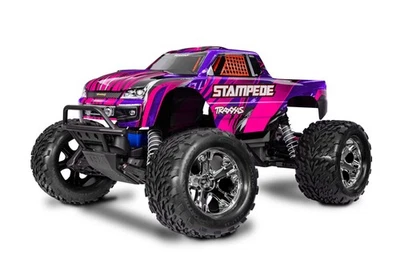 Traxxas Stampede Pink RC Truck 1:10 2WD RTR mit Akku & Lader - Bild 1 von 4