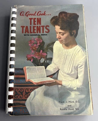 A Good Cook...Ten Talents - 1968 Frank & Rosalie Hurd - Cookbook Vintage Foto 1 de 4