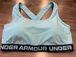 Under Armor Damen blau Kompressions-Sport-BH 2X Large - Bild 1 von 4