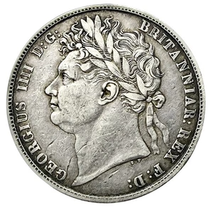 Hannoveraner, Georg IV., Silber Halbkrone, 1823 S3808 - Bild 1 von 2