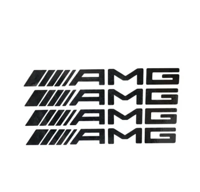 amg 4x logo Aufkleber AMG Emblem Sticker Bremssattel -Türgriff Felgen Benz - Bild 1 von 4