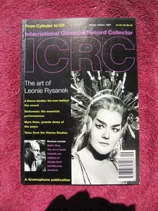 ICRC Leonie Rynasek 1997 V 11 INTERNATIONAL CLASSICAL RECORD COLLECTOR Magazine - Picture 1 of 2