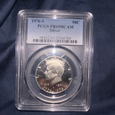 1776-1976-S Silver Kennedy Half Dollar Coin  69 PCGS - Image 1 of 2