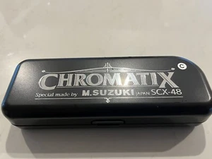 Suzuki SCX-48 Chromatic Harmonica Key C In As New Condition - Picture 1 of 7