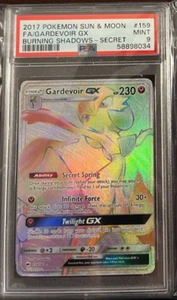 2017 Pokemon Burning Shadows Gardevoir #159 SR PSA 9 Mint - Bild 1 von 2
