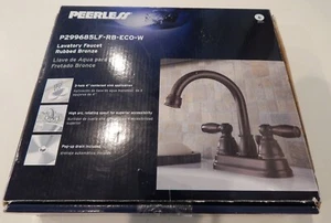 PEERLESS P299685LF-RB-W Waschbecken WC Wasserhahn - RUBED Bronze NEU - Bild 1 von 3