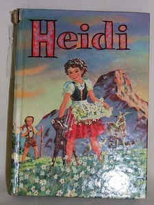 Heidi By Johanna Spyri 1954 Whitman Pub  - Imagen 1 de 4