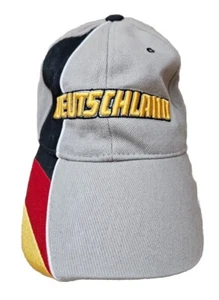 Vintage Germany Deutschland Hat Cap Myrtle Beach Gray Adjustable Strap Hat - Picture 1 of 7