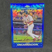 Juan Encarnacion 2007 Topps Chrome Blue Refractor #157 St Louis Cardinals