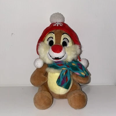 Dale Chipmunk Disney Store Holiday Plush Winter Festive Scarf Chip ‘n Dale  - Image 1 of 4