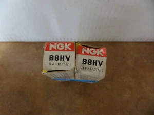 NEW NGK B8HV Gold Palladium Spark Plugs Pack of 2 - Picture 1 of 1