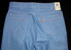 NWT Vtg 80s Levis for Men Action Jeans Orange Tab Cool Pockets 34W 34L Deadstock - Picture 1 of 12