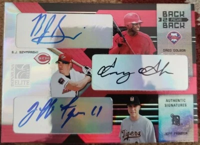 Jeff FRAZIER Greg GOLSON BJ SZYMANSKI 2004 Elite Triple Rookie AUTO Autograph SP - Imagem 1 de 2