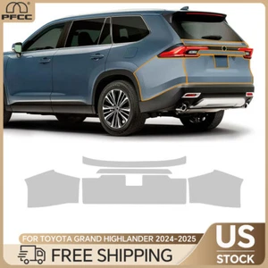 2024 2025 Toyota Grand Highlander Rear Bumper Precut Paint Protection Film PPF - Picture 1 of 20