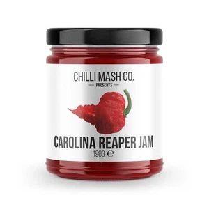 Carolina Reaper Chili Jam | 190g | Chilli Mash Company | World's Hottest Chili - Bild 1 von 3