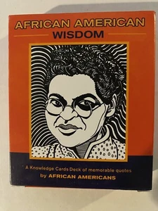 Afroamerikanische Weisheit: Ein Wissenskarten Deck unvergesslicher Zitate (NM) - Bild 1 von 2