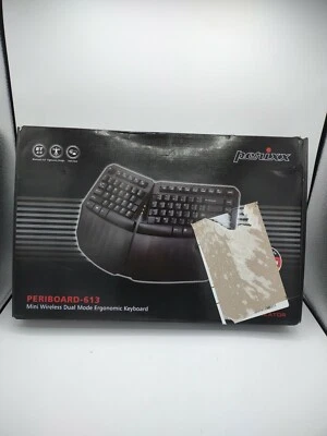 Perixx Wireless  Split Keyboard, 2.4G & Bluetooth Mode, PERIBOARD-613 see descr - Image 1 of 2