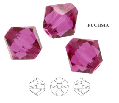 Superior PRIMERO 5328 Bicone Crystals Beads * Many Sizes & Colors - Image 1 of 2