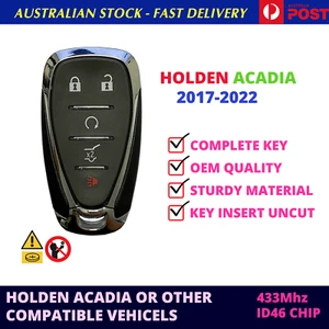 Holden Acadia Smart Key Remote Suit 2018 2019 2020 2021 2022 - Picture 1 of 4