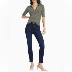 Good American Khloe Kardashian Good Legs Mid-Rise Stretch Skinny Jeans Size 26 - Picture 1 of 16