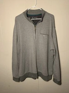 MEN’S PEBBLE BEACH PERFORMANCE 1/4 ZIP Gray PULLOVER GOLF JACKET SIZE XXL - Picture 1 of 10