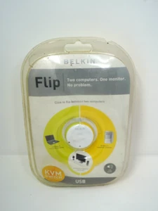 Belkin Flip Interruttore KVM USB F1DG102U Nuovo Sigillato - Foto 1 di 7