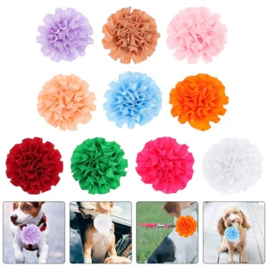 10 Pezzi Decorazioni Fiori Collare Cane Fiori Copricapo Animali Domestici Charms Fascia Capelli - Foto 1 di 12