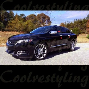 For 2014-15 16 17 18 CHEVY IMPALA Chrome Cover Mirror+4 Door Handle W/ SMART KEY - Picture 1 of 2