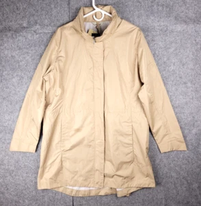 Woolrich Rain Jacket Women's 2XL Packable Beige Waterproof NWT - Picture 1 of 7