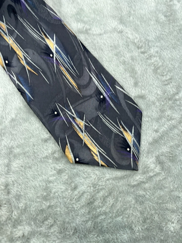 Irvine Park Neck Tie 100% Silk HandMade Korean Long Length 66 in Classic Width - Image 1 of 4