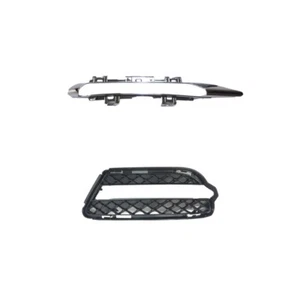 2xFor Benz S Class S350 S500 S600 2009-13 Right Fog Light Grid Cover Silver Trim - Picture 1 of 2