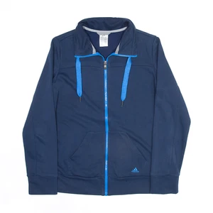 ADIDAS Boys Sports Blue Track Jacket M - Picture 1 of 6