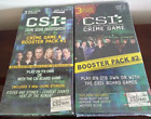 CSI: CRIME SCENE INVESTIGATION Crime Game Booster Pack 1 & 2 / Ages 13+ / Sealed