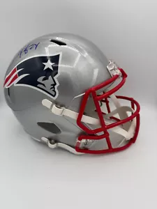 TY LAW HANDSIGNIERTER FULL SIZE REP. PATRIOTS HELM SIGNED - Bild 1 von 4