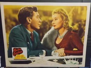 Lobby Card 1947 MINE OWN EXECUTIONER Burgess Meredith gorgeous Christine Norden