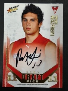 2008 Select AFL Classic Draft Pick Signature Gold DPG11 Patrick Veszpremi #396 - Bild 1 von 1