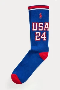 🔥Polo Ralph Lauren Men's Team USA Crew Socks🔥 - Picture 1 of 9