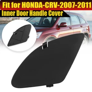 Black Right Side For 2007-2011 Honda CRV CR-V Front Interior Door Handle Cover - Picture 1 of 8