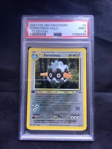 Pokemon Cards: 1st Edition Neo Discovery Rare Holo: Forretress 2/75: PSA 9 - Picture 1 of 6