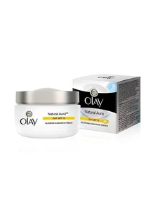 Olay Day Cream Natural Aura Glowing Radiance Cream SPF 15, 50g, Free Shipping - Picture 1 of 6