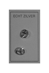 Peace Ohrstecker Echtsilber Ohrring Paar 925 silber Ohrschmuck Friedensymbol - Picture 1 of 1