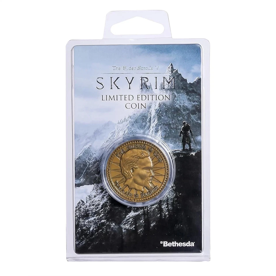 The Elder Scrolls Oblivion Skyrim Imperial Septim Moneda Morrowind Daggerfall por T Foto 1 de 4