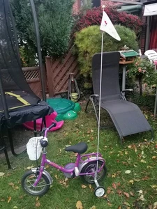 Puky Fahrrad 12 zoll mit Stützräder und Wimpel - Bild 1 von 3