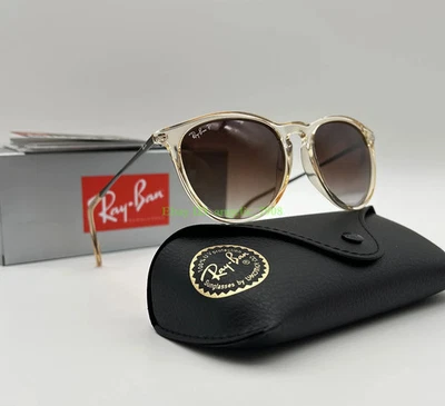 *Novo em folha* Óculos de Sol Polarizado Ray-Ban ErikaRB4171 MarromProteção UV Gradiente - Imagem 1 de 4